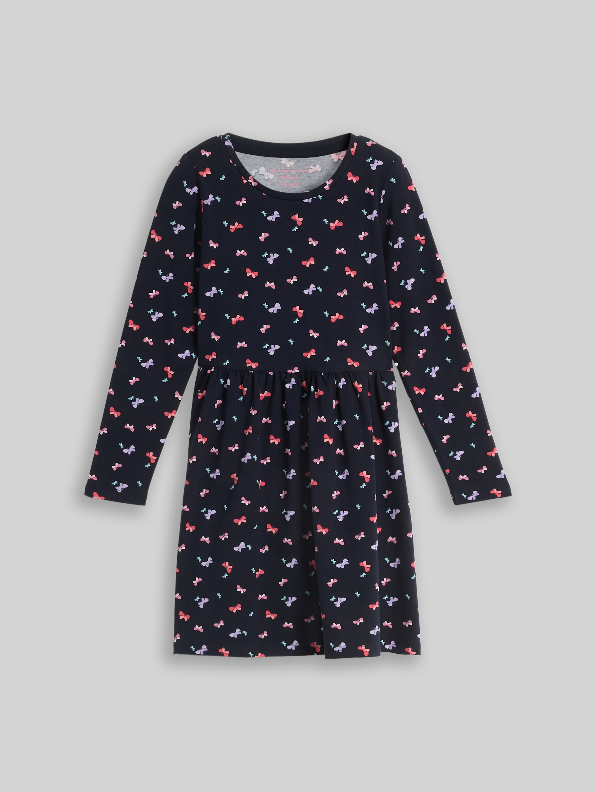 Mini-Kleid mit Muster - multicolor butterfly design - Vorder-Produkt-Ansicht