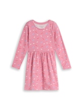Ausgewählt, Mini-Kleid mit Muster von Tom Tailor, rosa