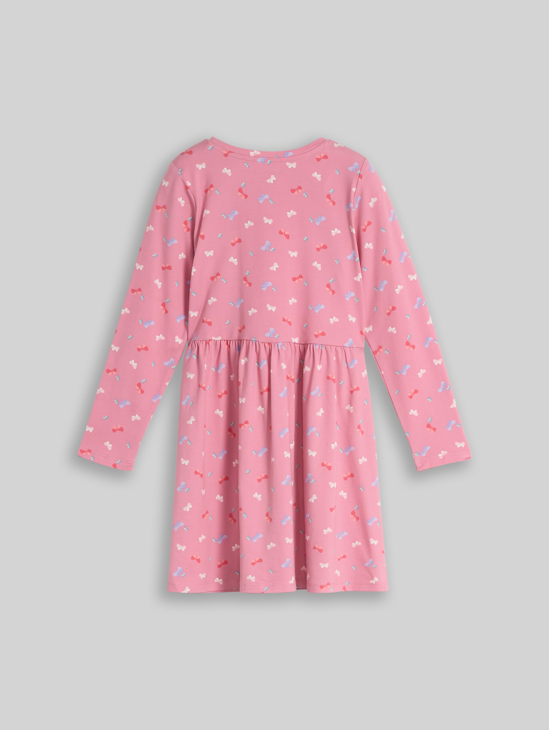 Mini-Kleid mit Muster - pink mini butterfly design