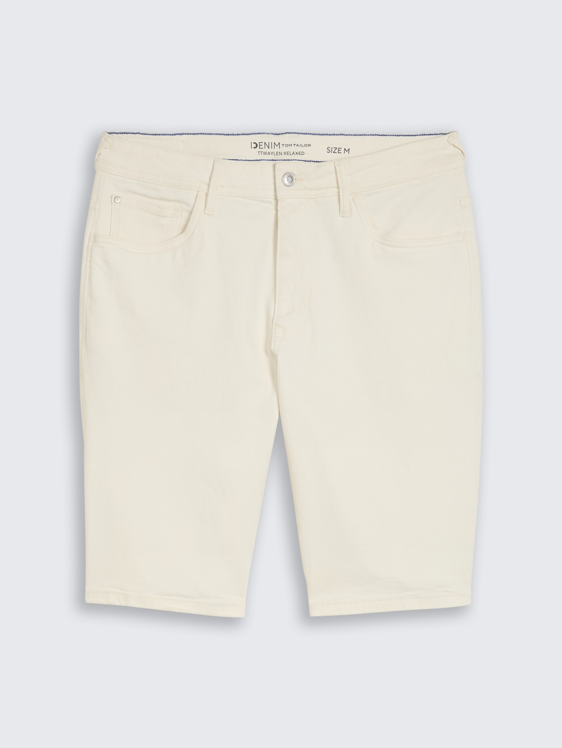 TTWAYLEN RELAXED Jeans Shorts - raw offwhite denim - Vorder-Produkt-Ansicht
