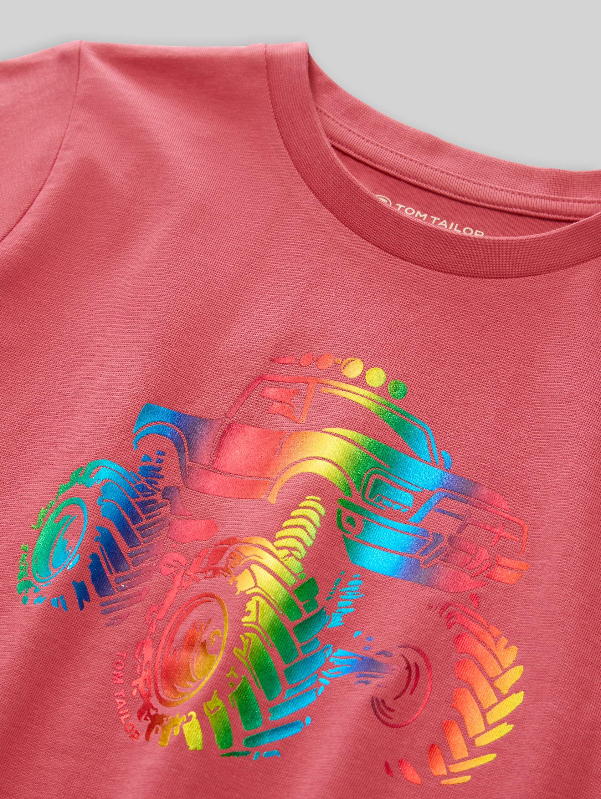 T-shirt 2-pack - soft mid blue - Detail model view