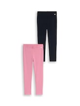 Ausgewählt, Basic Leggings im 2-er Pack von Tom Tailor, blau
