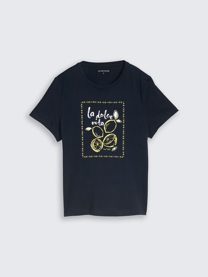 T-Shirt mit Print von Women, sky captain blue