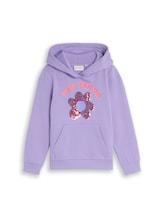 Ausgewählt, Hoodie Sweatshirt mit Foto-Print von Tom Tailor, lila