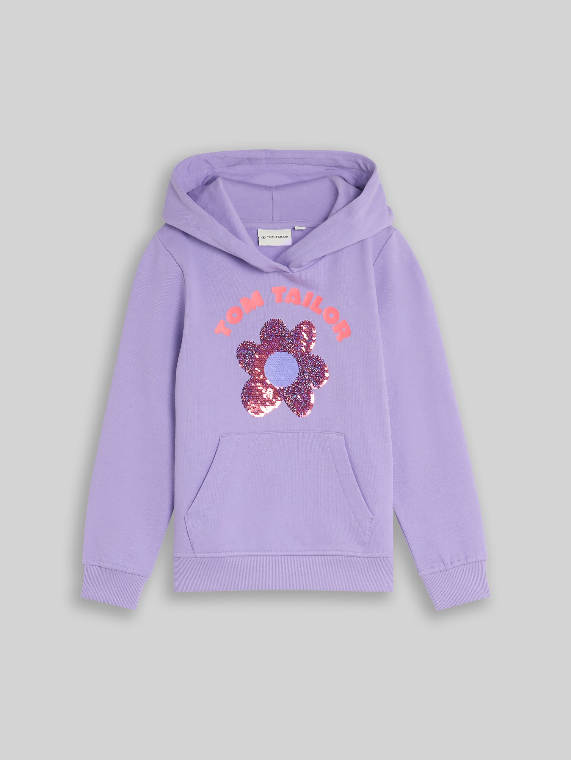Hoodie Sweatshirt mit Foto-Print - sweet purple - Vorder-Produkt-Ansicht