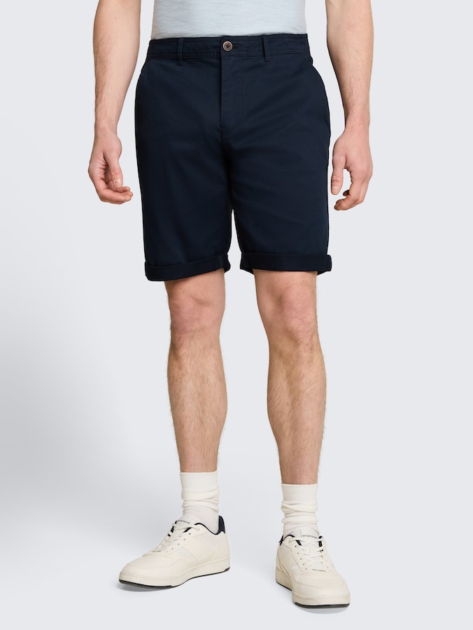 Regular chino shorts by Men, sky captain blue
