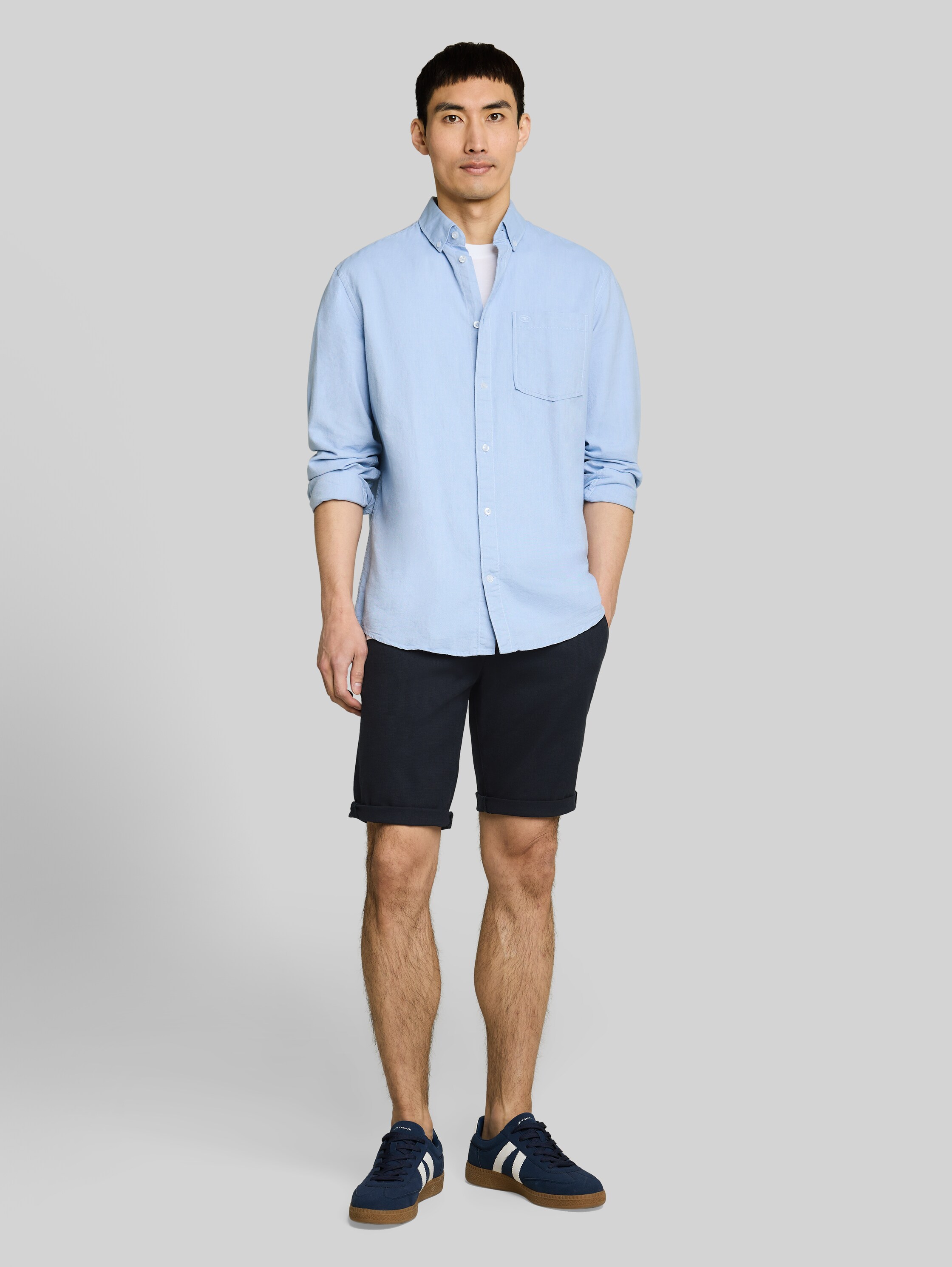Tapered чино къси панталони Slim