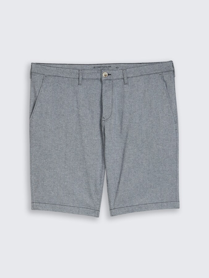 Plus Size - Chino Shorts mit Stretch von Men Plus Size, navy structure