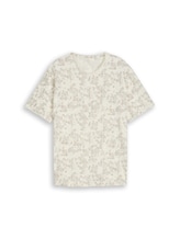 Sélectionné, Plus Size - T-shirt à imprimé intégral par Tom Tailor, blanc