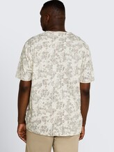 Plus - T-shirt à imprimé sur toute la surface - off white irregular design - Découpe Vue arrière du modèle