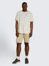 Plus - T-shirt à imprimé sur toute la surface - off white irregular design - Vue de face du modèle