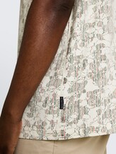 Plus - T-shirt à imprimé sur toute la surface - off white irregular design - Vue détaillée du modèle