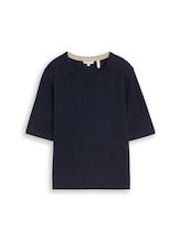 Selected, Knitted jumper with silk blend by Tom Tailor, blue