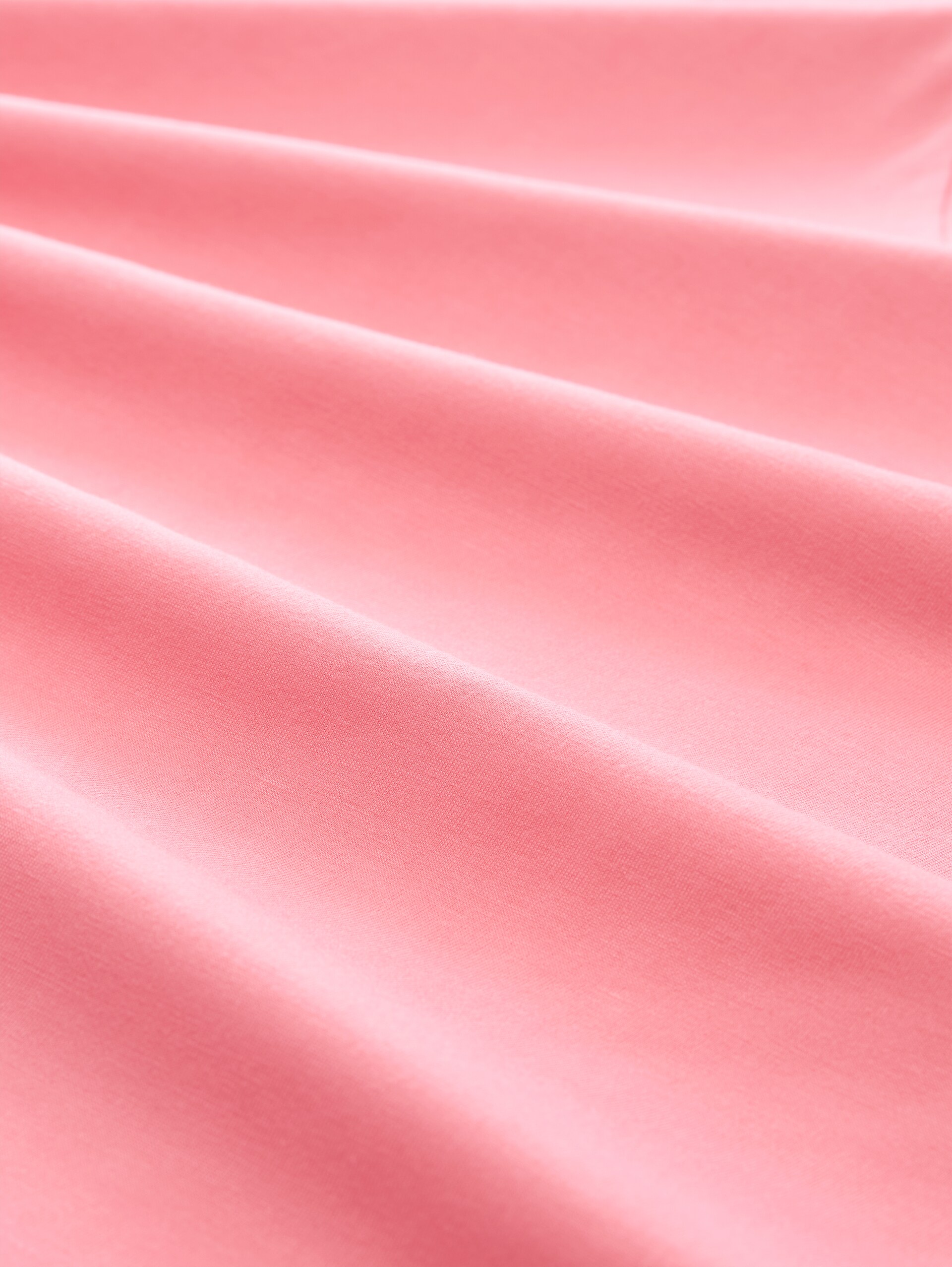 Plus Size - T-shirt à col en V - soft fuchsia pink - Vue de la matière