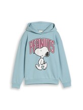 Ausgewählt, Oversize Hoodie Sweatshirt mit Snoopy-Print von Tom Tailor, grün