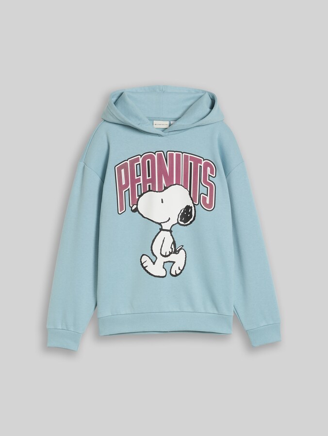 Oversize Hoodie Sweatshirt mit Snoopy-Print von Teen Girls, tourmaline