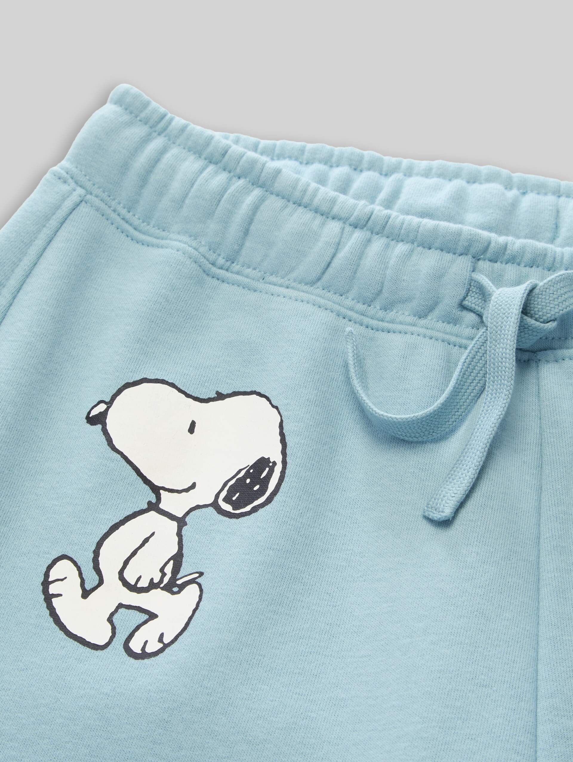 Joggingbroek met wijde pijpen en Snoopy-print - tourmaline