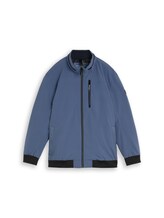 Ausgewählt, Plus Size - Blouson Jacke mit verstaubarer Kapuze von Tom Tailor, blau