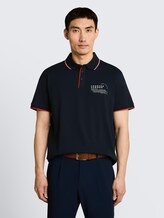 Jersey Poloshirt mit Print - sky captain blue
