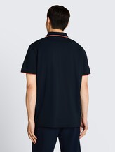 Jersey Poloshirt mit Print - sky captain blue