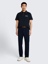 Jersey Poloshirt mit Print - sky captain blue
