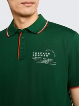 Jersey Poloshirt mit Print - Garden Green