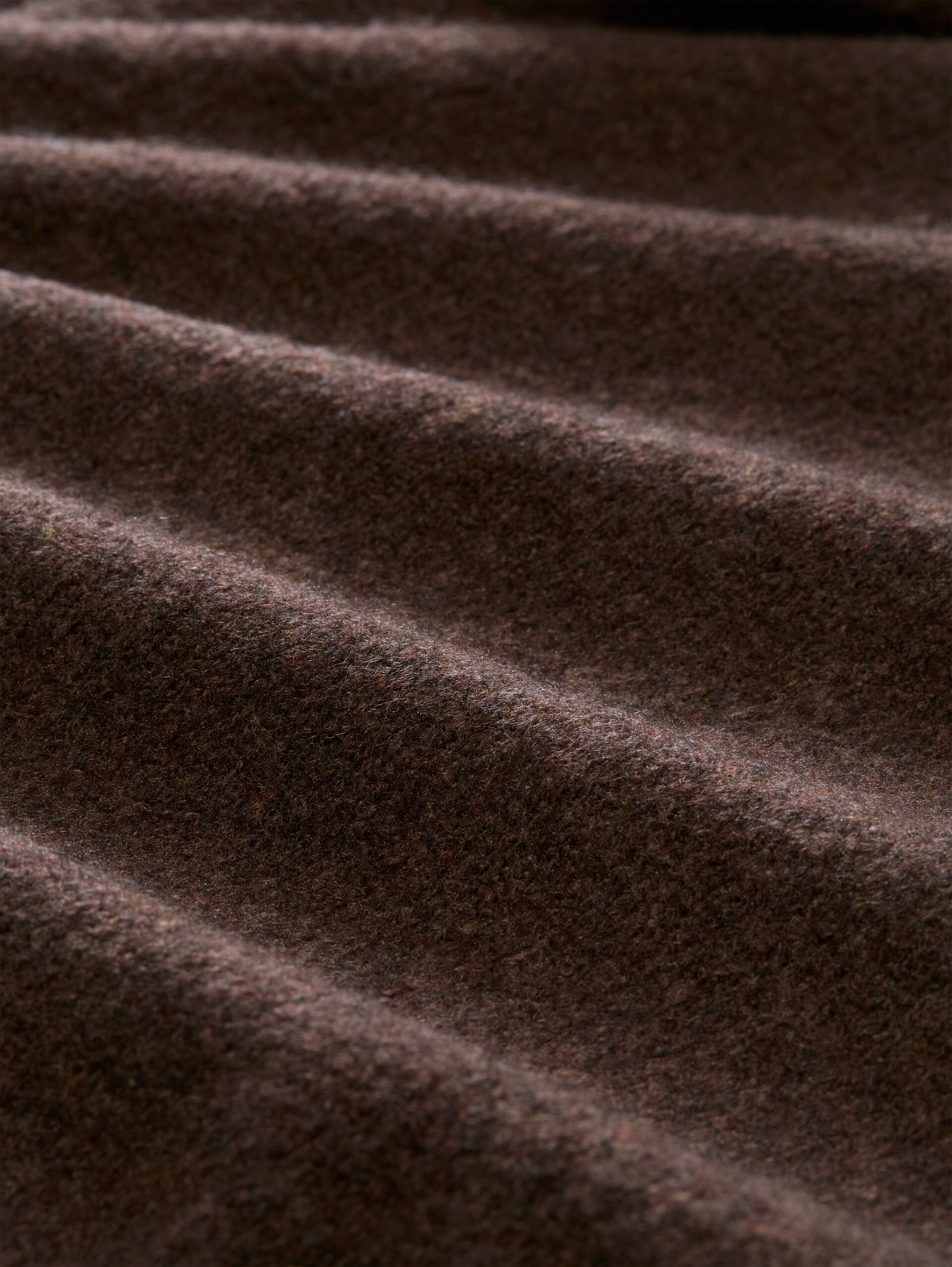 Cardigan douillet avec des nœuds - cool dark brown melange - Vue de la matière