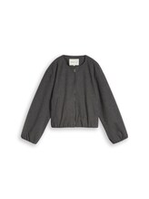 Ausgewählt, Blouson Jacke in Melange-Optik von Tom Tailor, grau
