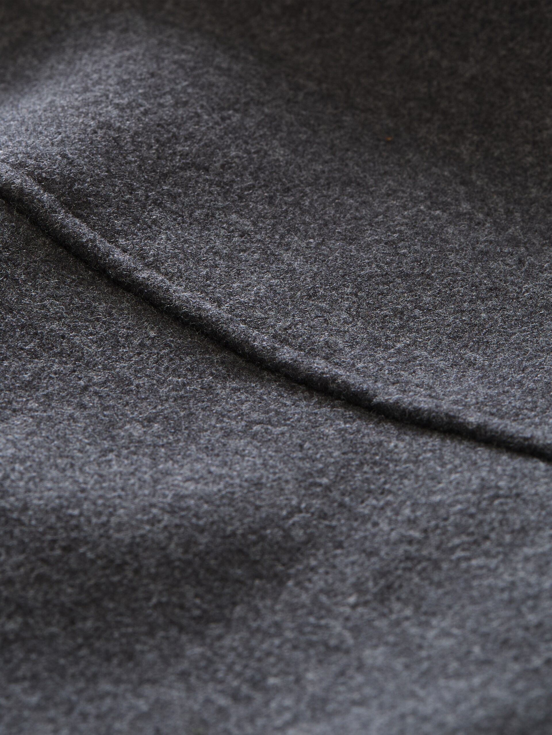 Blouson Jacke in Melange-Optik - dark coal grey melange - Produkt-Detail-Ansicht