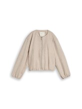 Ausgewählt, Blouson Jacke in Melange-Optik von Tom Tailor, beige