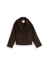 Geselecteerd, Caban met losse pasvorm door Tom Tailor, bruin
