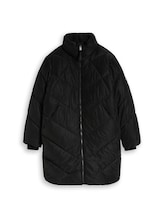 Ausgewählt, Puffer-Mantel aus wasserabweisendem Material von Tom Tailor, schwarz