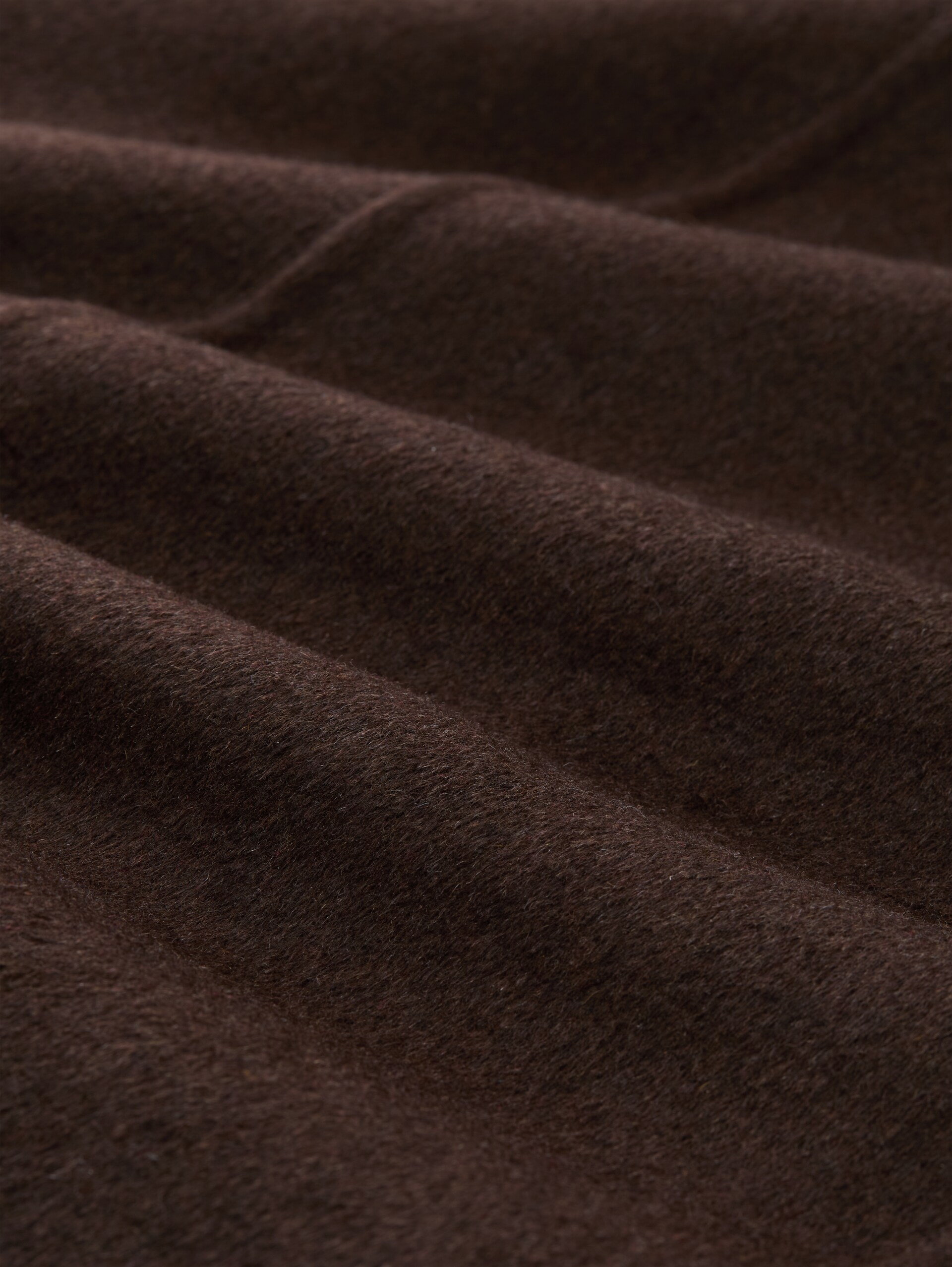 Mini-jupe avec une touche de laine - java dark brown - Vue de la matière