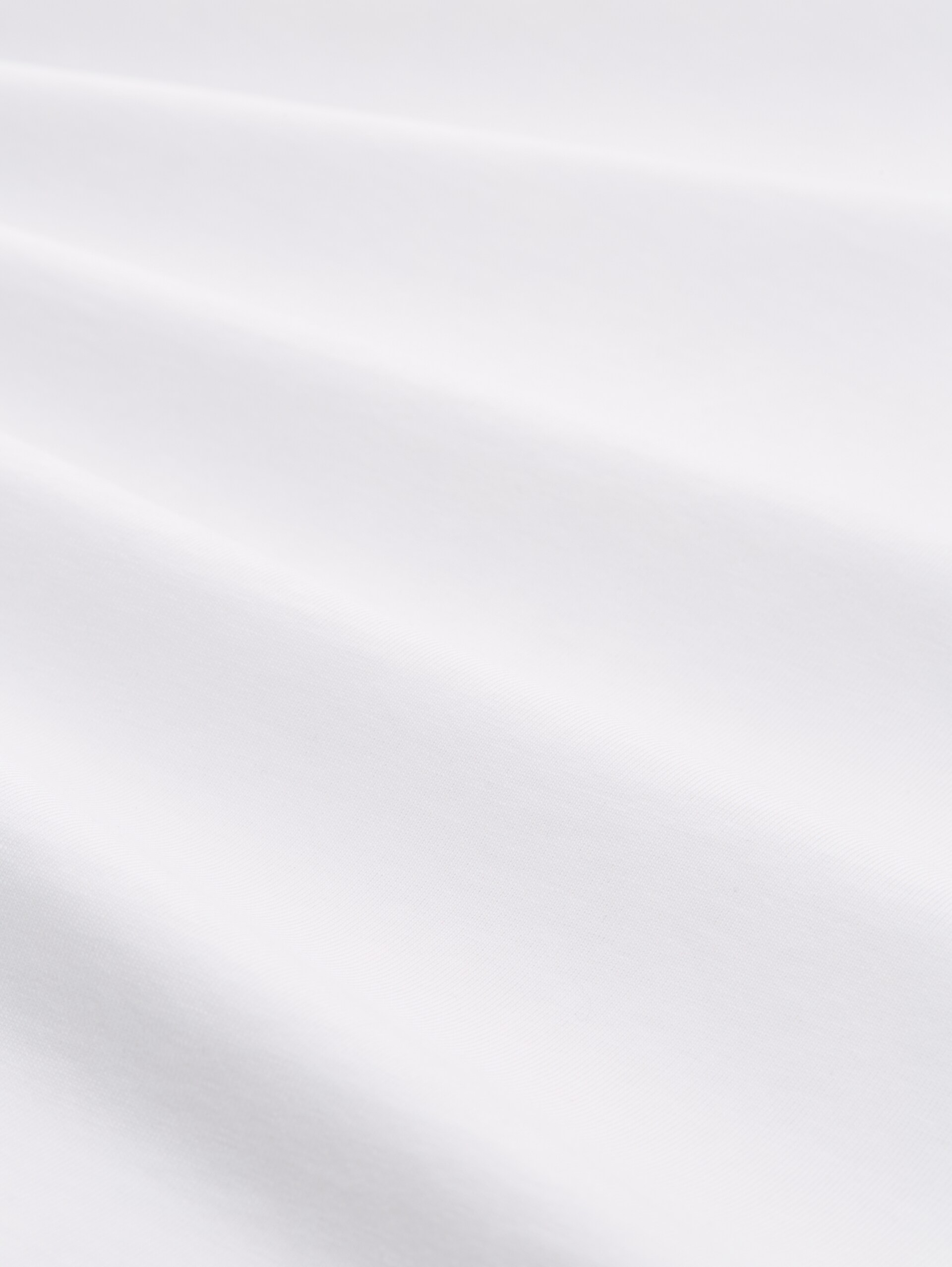 Boxy Fit T-Shirt mit Stickerei - White - Material-Ansicht