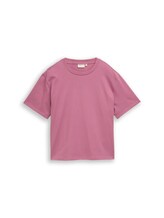 Ausgewählt, Boxy Fit T-Shirt mit Stickerei von Tom Tailor, rosa