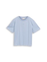 Nicht ausgewählt, Boxy Fit T-Shirt mit Stickerei von Tom Tailor, blau