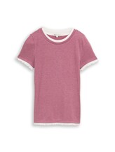 Nicht ausgewählt, T-Shirt im 2-in-1-Look von Tom Tailor, rosa