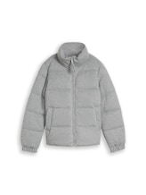 Ausgewählt, Cosy Puffer-Jacke mit Stehkragen von Tom Tailor, grau