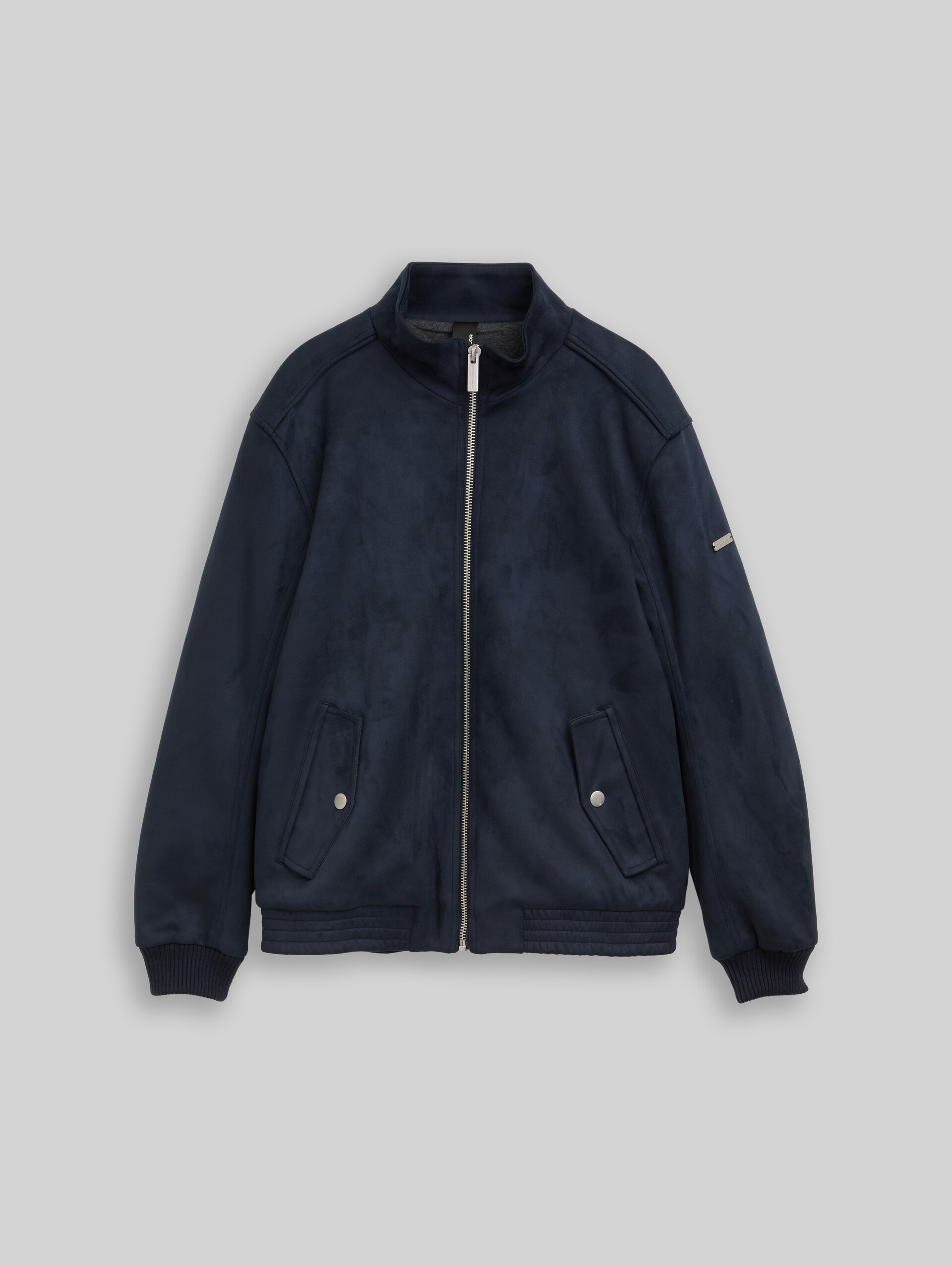 Blouson Jacke in Wildleder-Optik - sky captain blue - Vorder-Produkt-Ansicht