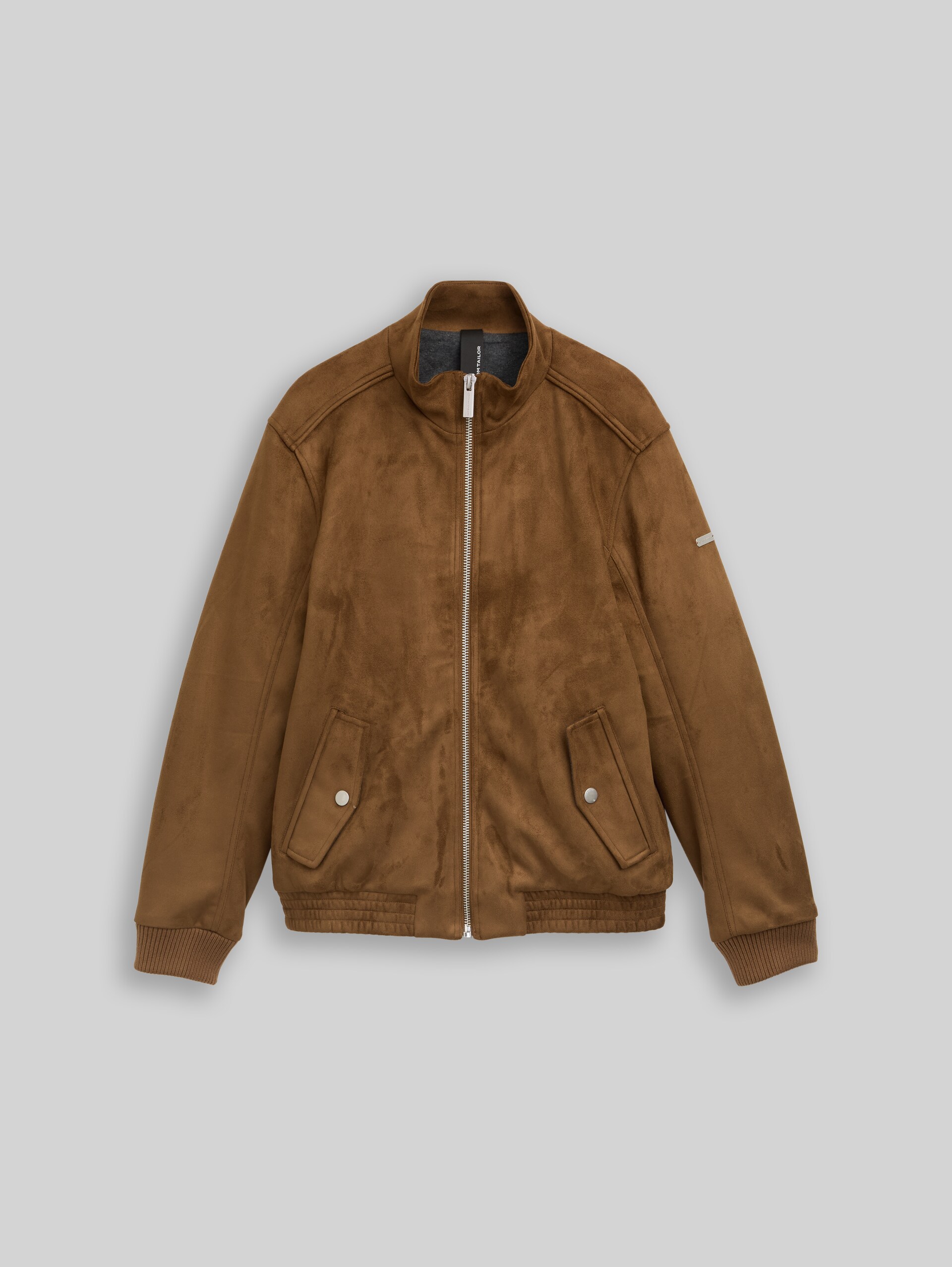 Blouson effet daim - coffee liqueur brown - Vue de face du produit
