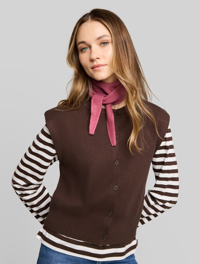 Bandana Schal von Denim Female, dusty berry