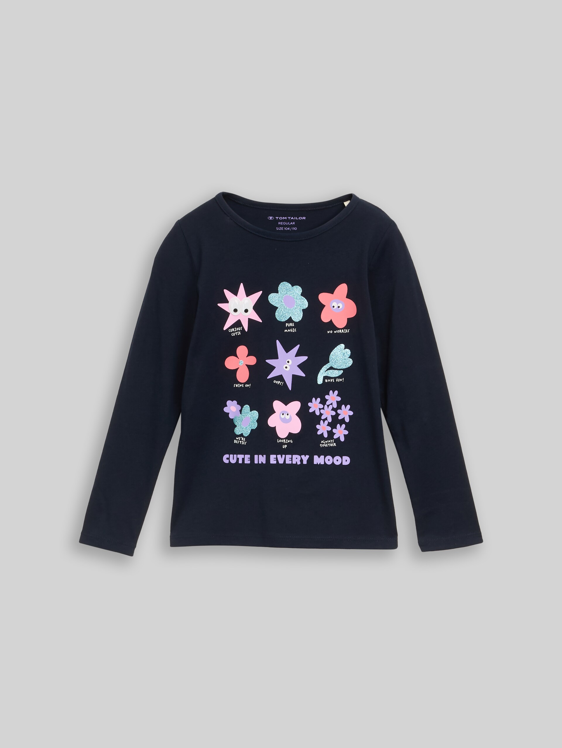 Langarmshirt mit Print - sky captain blue - Vorder-Produkt-Ansicht