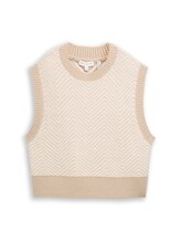 Ausgewählt, Loose Fit Pullunder von Tom Tailor, beige