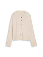 Nicht ausgewählt, Cardigan mit Kaschmir-Anteil von Tom Tailor, weiß