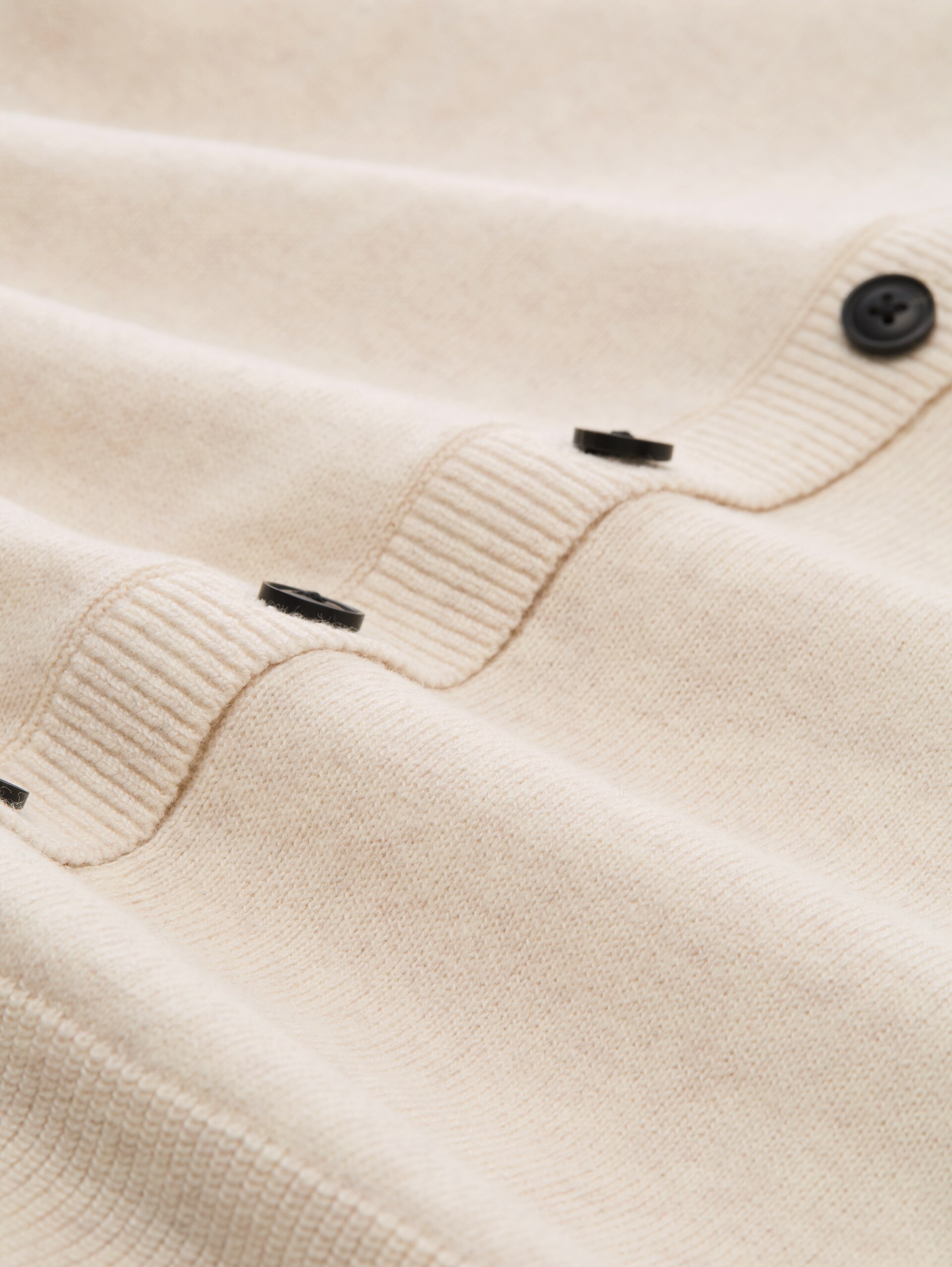 Cardigan mit Kaschmir-Anteil - whisper offwhite melange - Material-Ansicht