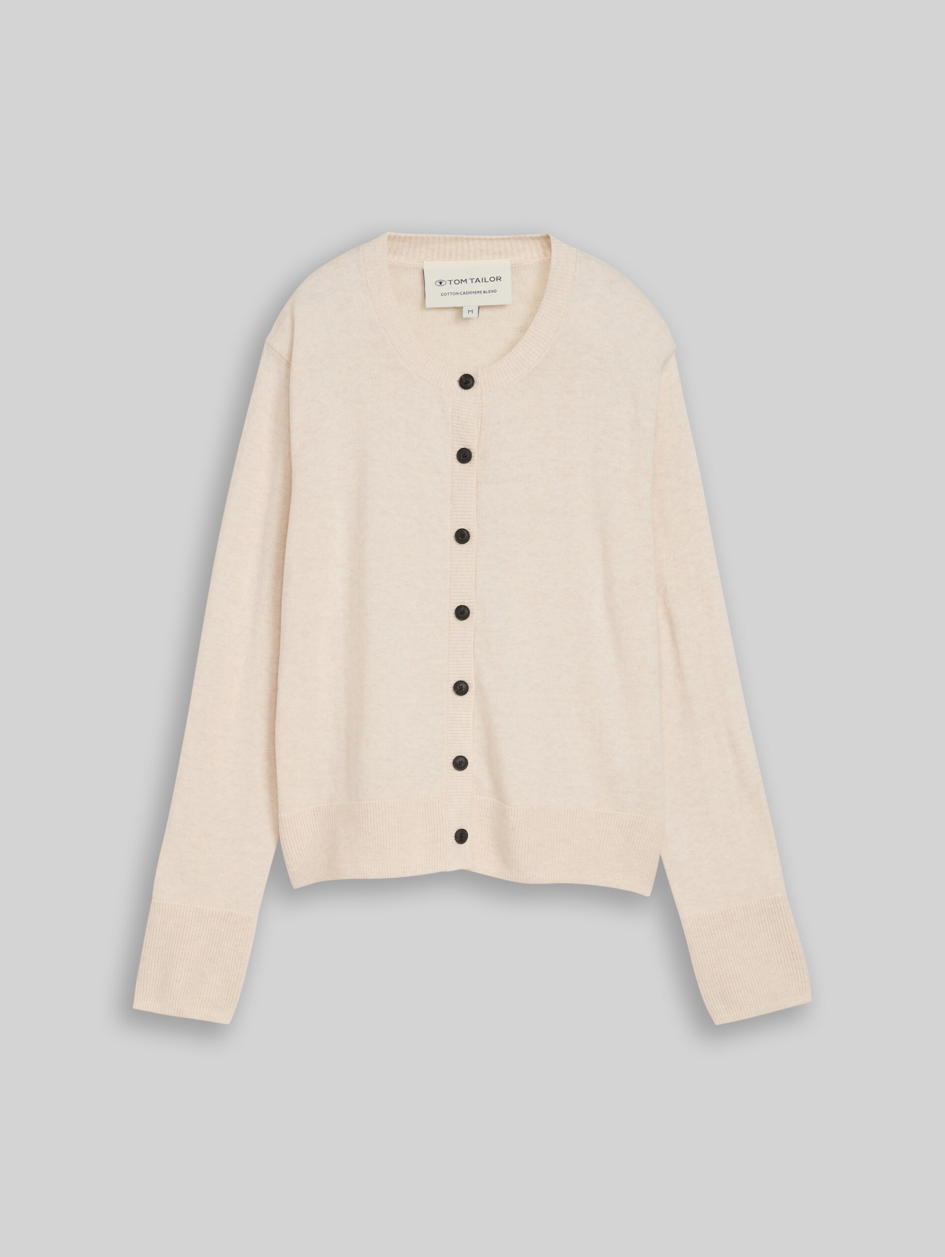 Cardigan mit Kaschmir-Anteil - whisper offwhite melange