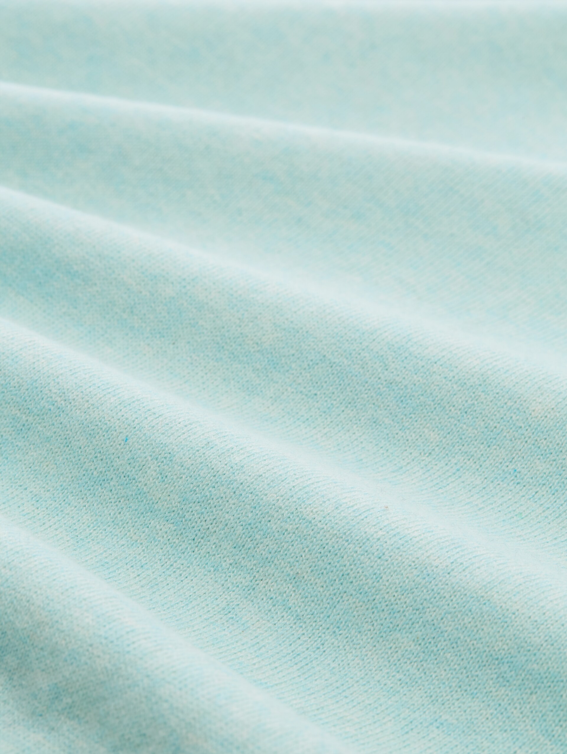 Oversize Strickpullover mit Kaschmir-Anteil - dusty light green melange - Material-Ansicht