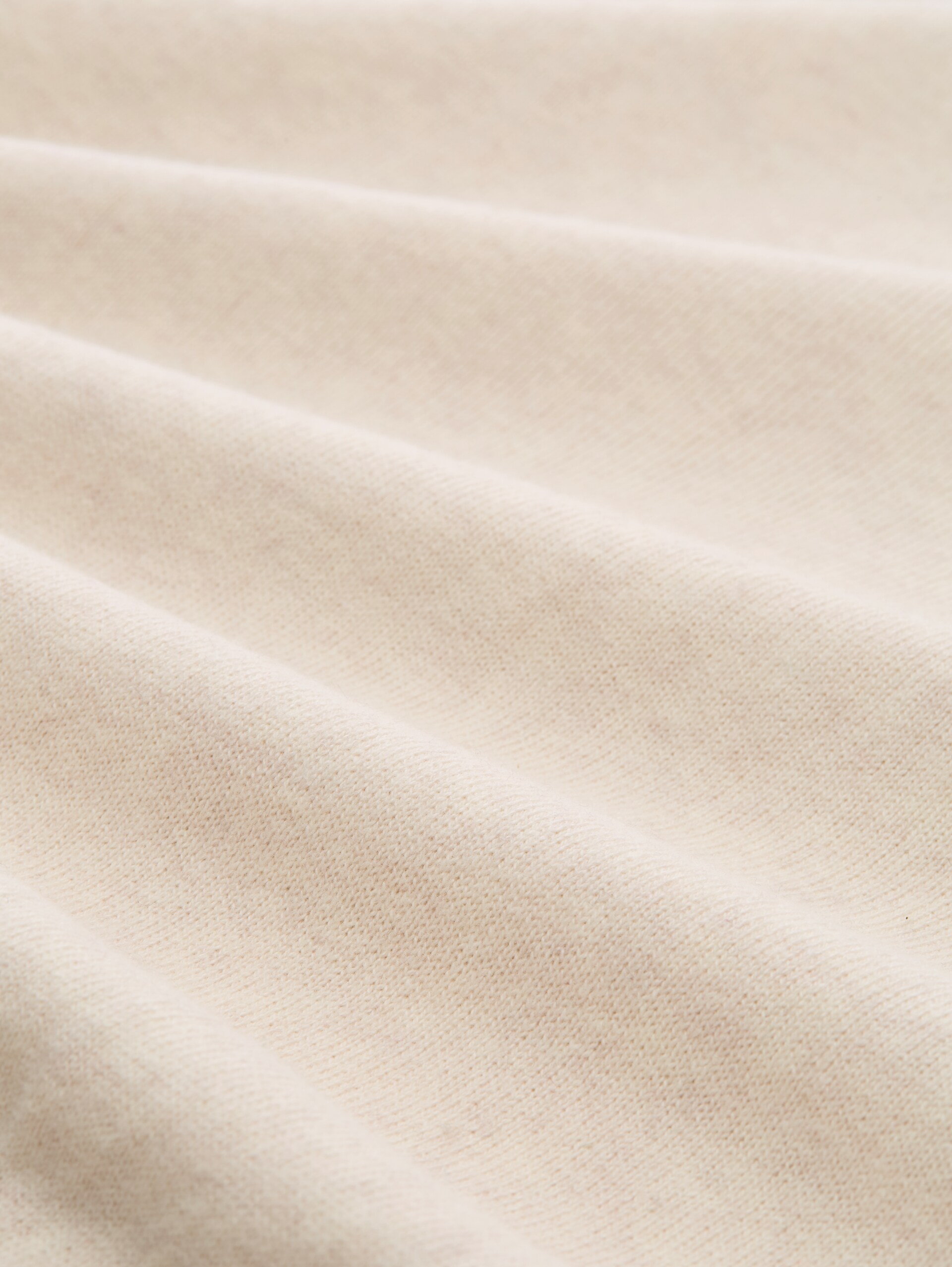 Oversize Strickpullover mit Kaschmir-Anteil - whisper offwhite melange - Material-Ansicht