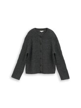 Sélectionné, Cardigan avec une touche de laine par Tom Tailor, verdoyant
