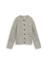 Sélectionné, Cardigan avec une touche de laine par Tom Tailor, gris